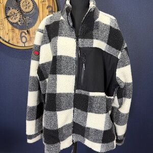 Mountain Khakis Black and White Check Jacket